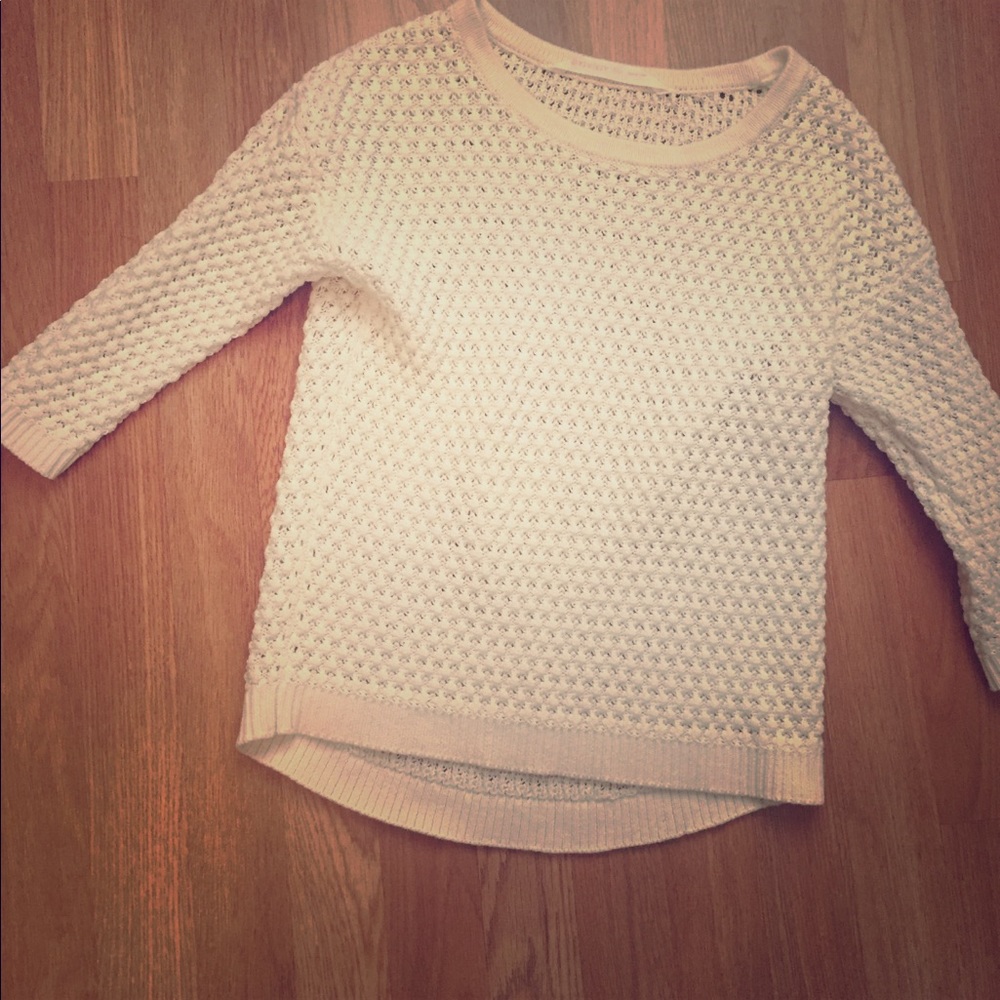 Athleta crochet sweater